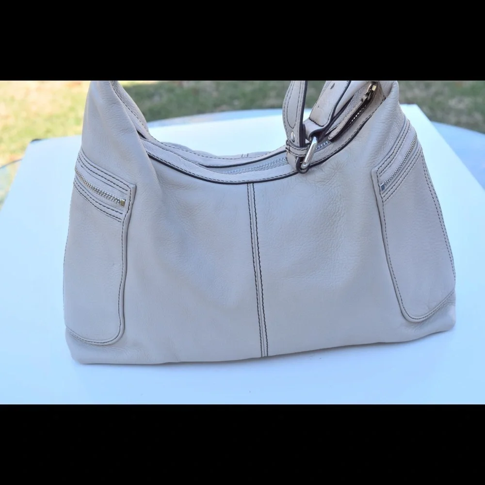 Etienne Aigner leather hobo bag